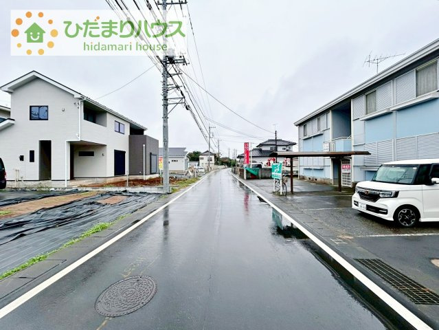 【前面道路含む現地写真】 | 土浦市板谷4丁目25-P1　新築戸建　12号棟 | 閑静な住宅地で叶える静かな暮らし(^^)/