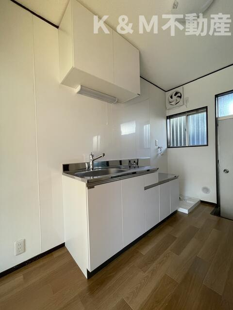 おおたかの森アパートのキッチン|お料理しやすいキッチンです