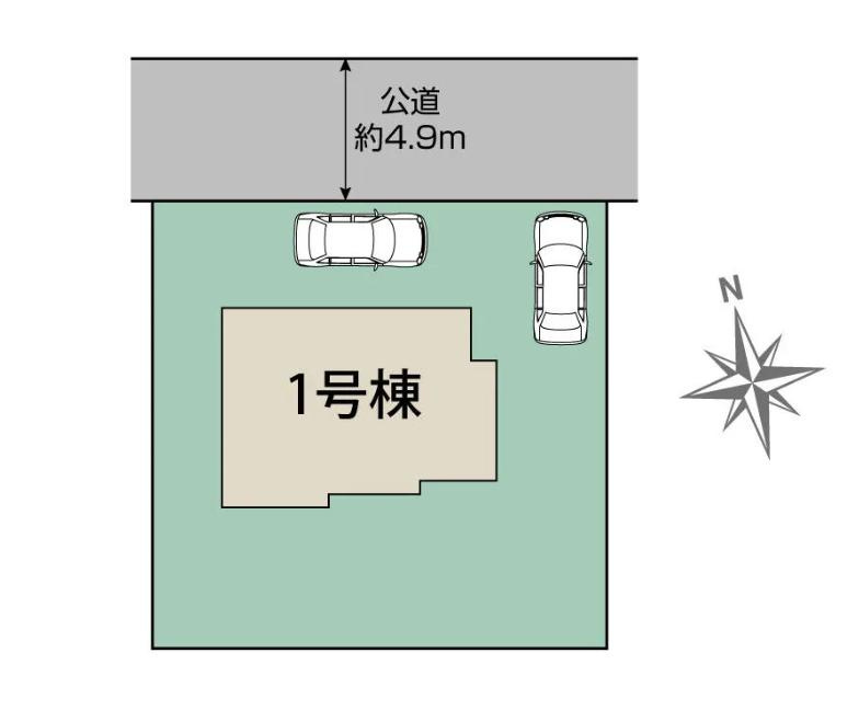 土浦市天川2丁目5期　新築戸建の区画図