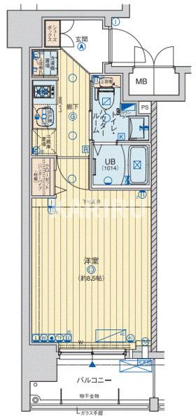 ファーストフィオーレ京橋イーストの間取り