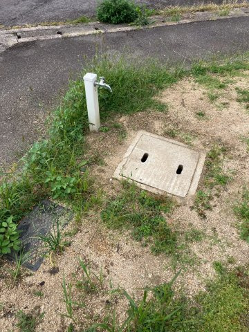 高松市屋島東町　９０坪超の平屋向きの宅地のその他|水道・排水桝の設備