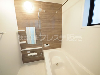 【浴室】 | 現地写真（２号地浴室）浴室暖房乾燥機を標準装備！