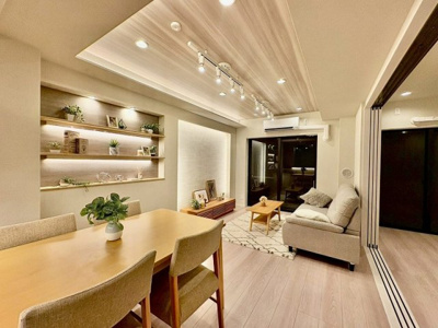 【居間・リビング】 | プレミアムキューブ東十条Aria | リビングです