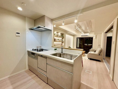 【キッチン】 | プレミアムキューブ東十条Aria | お料理しやすいキッチンです