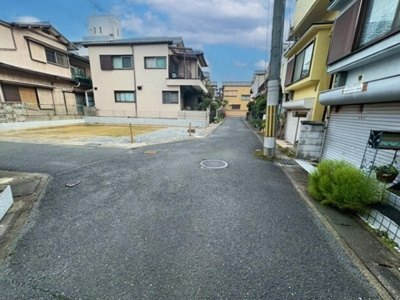 【前面道路含む現地写真】 | 山科区四ノ宮垣ノ内町　売地
