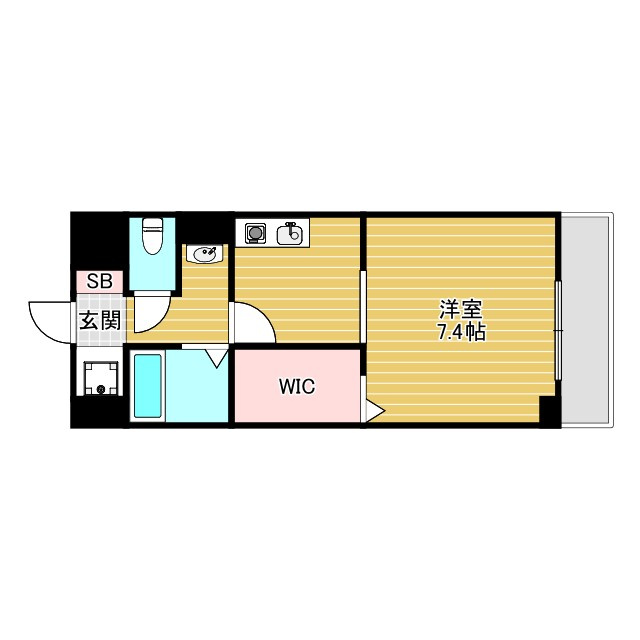 フローライト蛍池の間取り