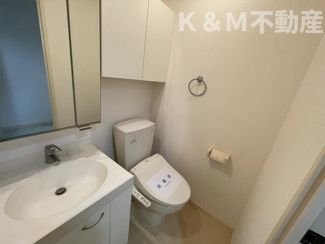 グランルージュＮ馬橋のトイレ|コンパクトで使いやすいトイレです