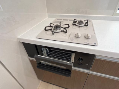 【キッチン】 | エルフォルク | グリル付き二口コンロ