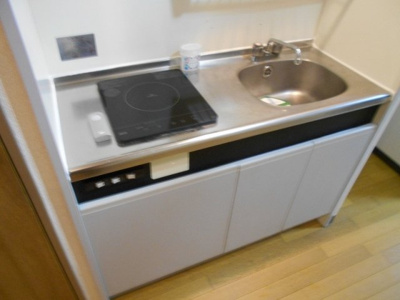 【キッチン】 | ガラ・ステージ中野 | 1口IHコンロ