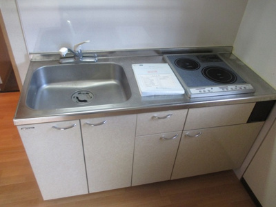 【キッチン】 | 豊里セレニテ | レンジフード付の２口ＩＨのシステムキッチンです