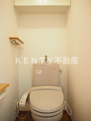 【トイレ】 | ルーブル上池台弐番館 | 落ち着いたトイレです