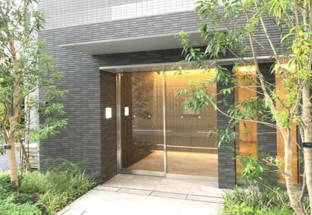 バウスフラッツ品川キャナルサイドのエントランス