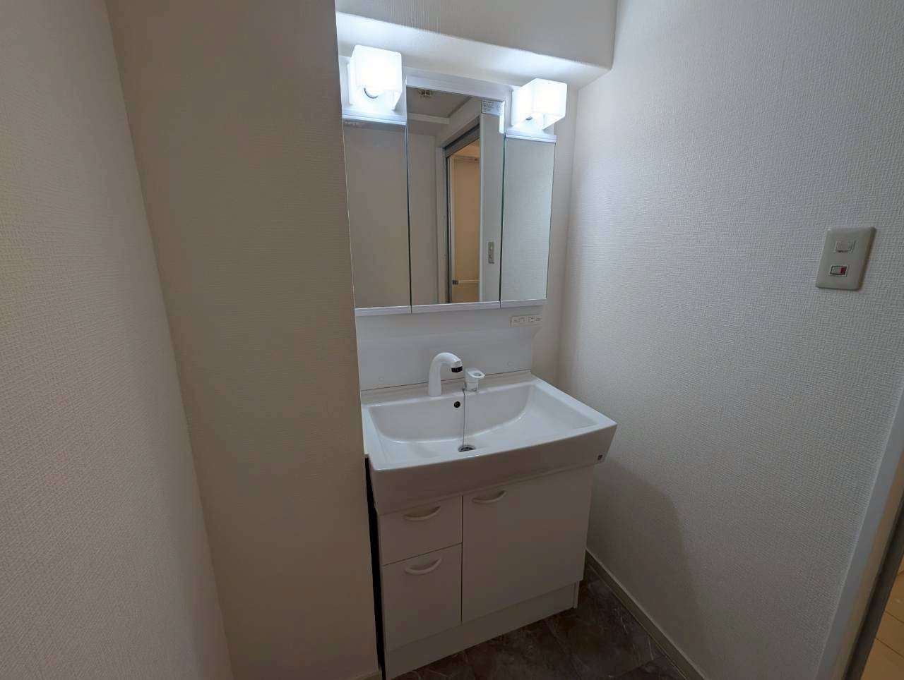 ヒルズコート刀根山の独立洗面台