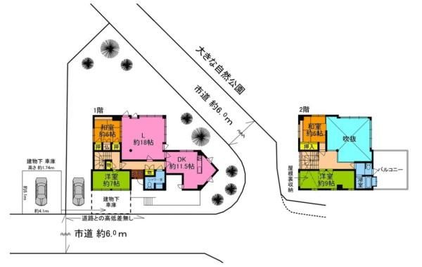 赤坂台６丁　中古一戸建の間取り