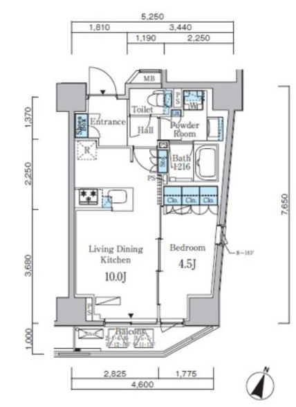 アーバンコア原宿の間取り|アーバンコア原宿
