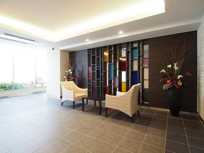 パークホームズ夙川松下町のエントランス|建物の内部です