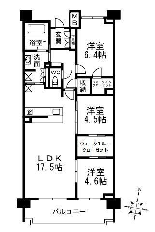 パークホームズ夙川松下町の間取り
