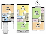 山科区西野楳本町　中古戸建の画像