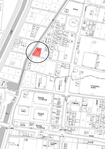 倉庫　高木の地図