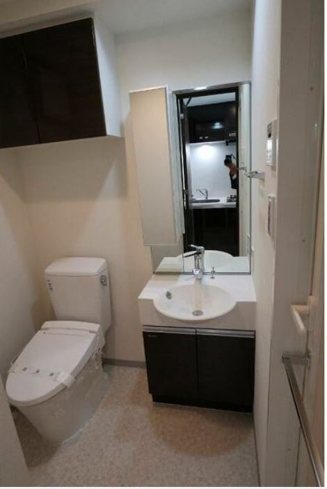 GENOVIA上野Ⅱskygardenの洗面所