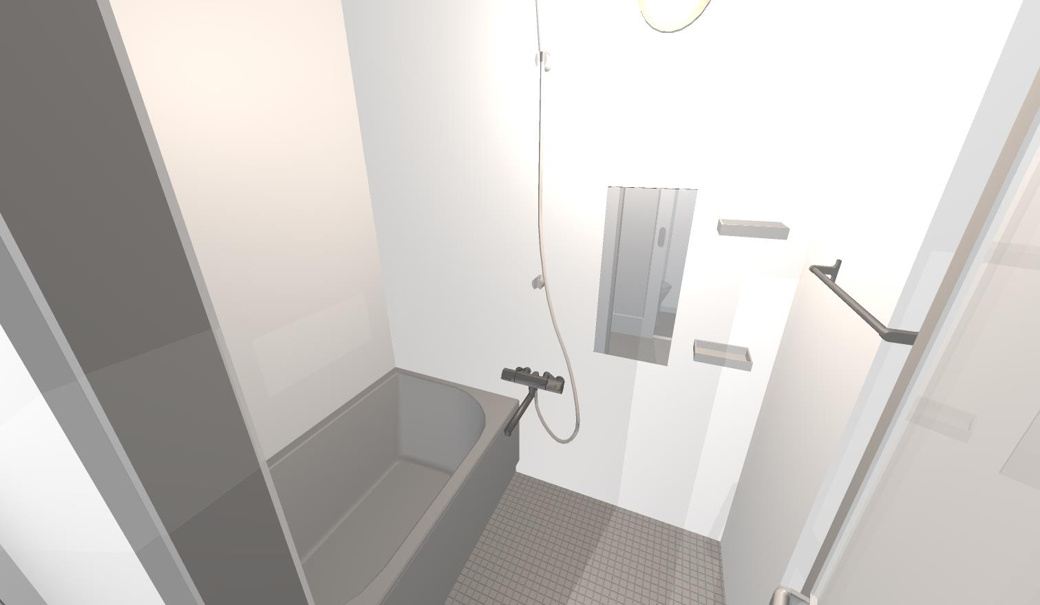 メゾンハピネス 303号室の浴室