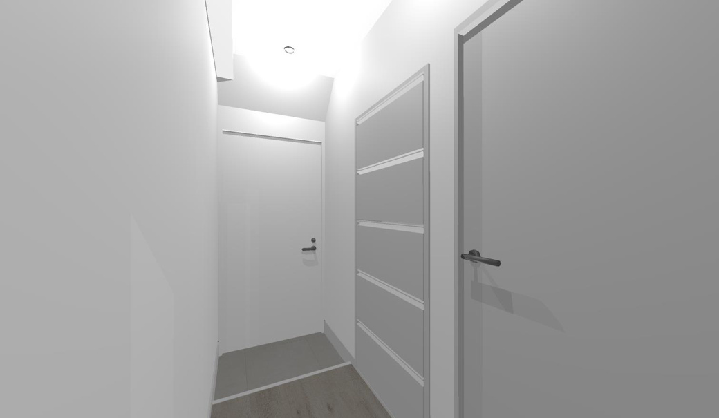 メゾンハピネス 303号室の玄関