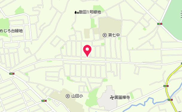 祝：成約済み　八王子市　散田町　新築戸建ての地図|～仲介手数料無料☆八王子ひなた不動産～　八王子市散田町　新築戸建て