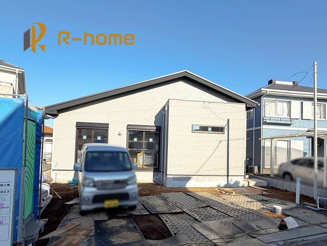 つくば市小白硲2期　新築戸建て　1号棟の外観|ご予約を頂ければ、『平日』はもちろん『早朝』や『夜間』もご見学可能です♪お気軽にお申し付けください♪