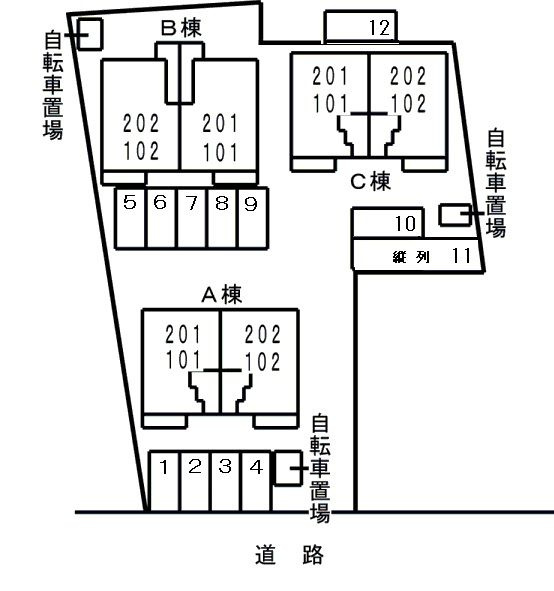 Ｉ・Ｆｉｅｌｄ　Ａの区画図
