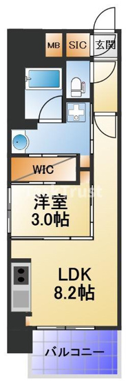 【間取り】 | S-RESIDENCE天満橋ar