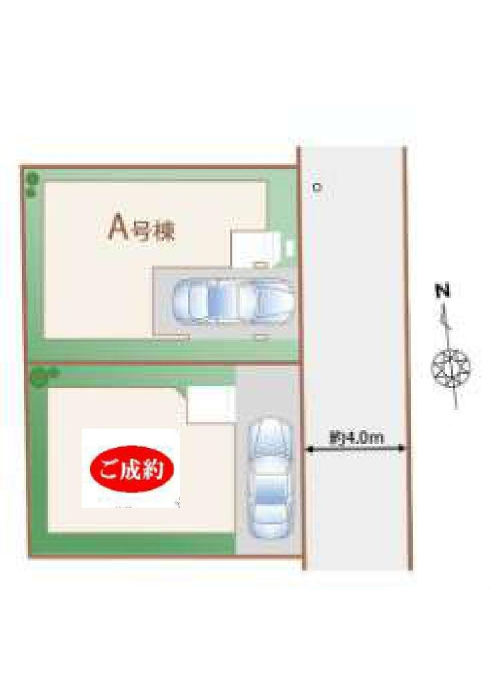 【Heartfull Town】小平市小川西町５丁目の区画図|東側道路の整形地２邸誕生♪