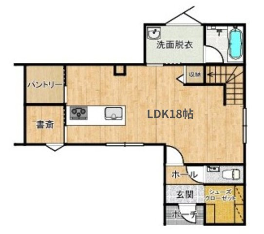 新築戸建　富士市石坂2期1号棟の間取り|1F
