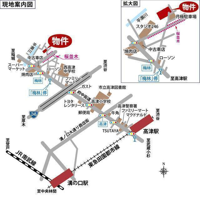 プレストーン２１の地図