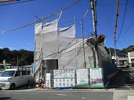 広島市佐伯区五日市町大字上河内字馬場　新築一戸建ての外観