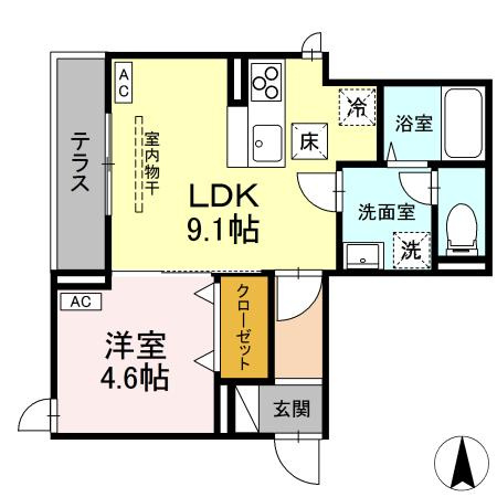 【間取り】 | D-ROOM元横山町