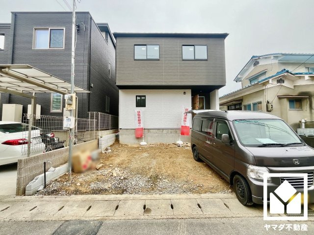 伏見区桃山南大島町　1号棟の前面道路含む現地写真|10月25日　現地写真更新