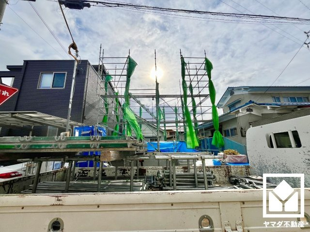 伏見区桃山南大島町　1号棟の外観|10月25日　現地写真更新