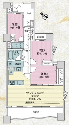 ナイスアークステイツ横濱中山【仲介手数料無料】ペット可♪の間取り