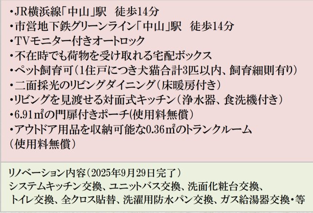 ナイスアークステイツ横濱中山【仲介手数料無料】ペット可♪