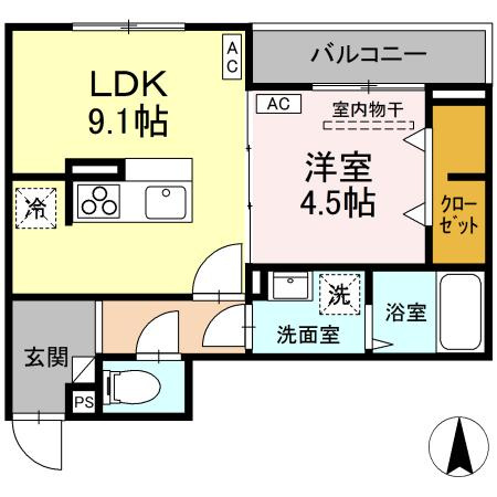 【区画図】 | D-ROOM元横山町