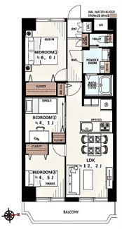 【間取り】 | 青木パークハイツ