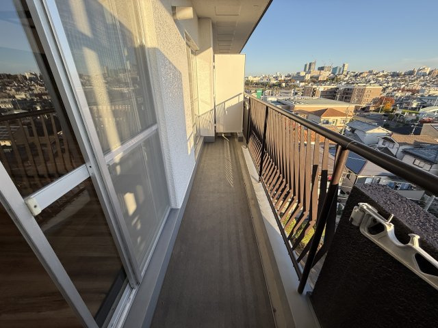 シャトー箕面のバルコニー