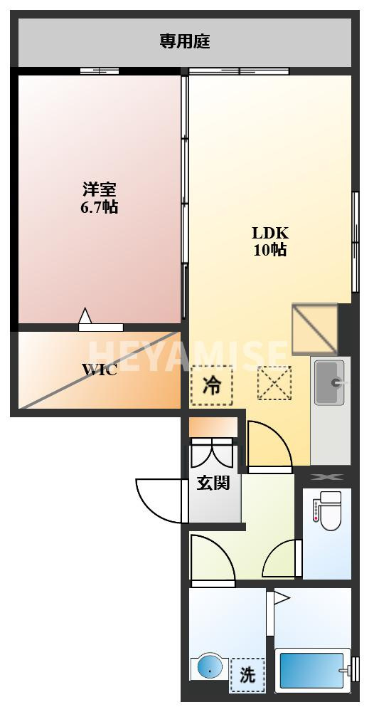 ニューハイツタリカドEの間取り