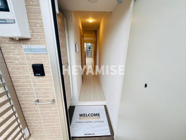 ニューメロウの玄関|※室内画像は別号室のもの