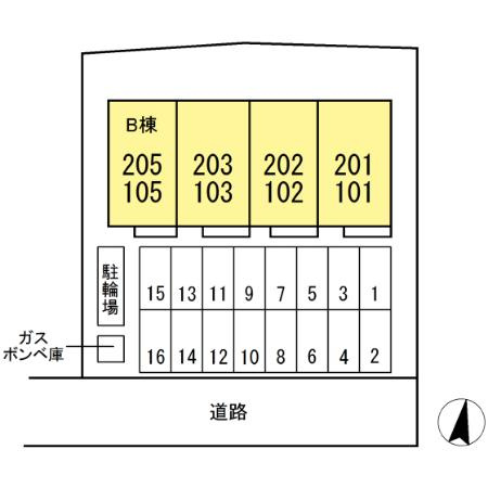 ニューメロウの区画図