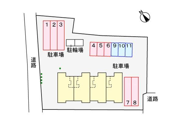 グリーンヒルの区画図