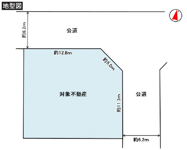 【区画図】泉区松陵3丁目土地