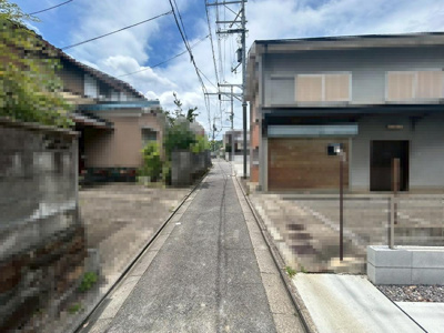 【前面道路含む現地写真】 | 山科区川田西浦町　新築戸建