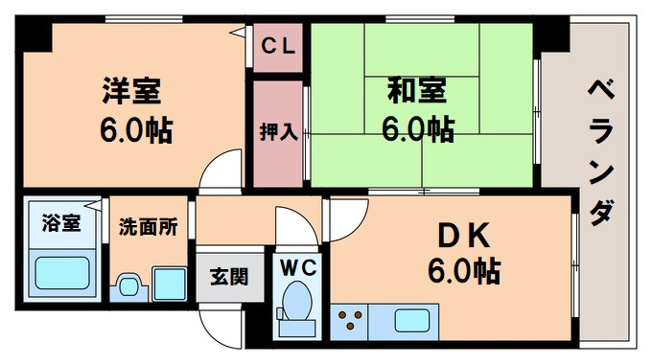 【間取り】 | エクリーズ桑津