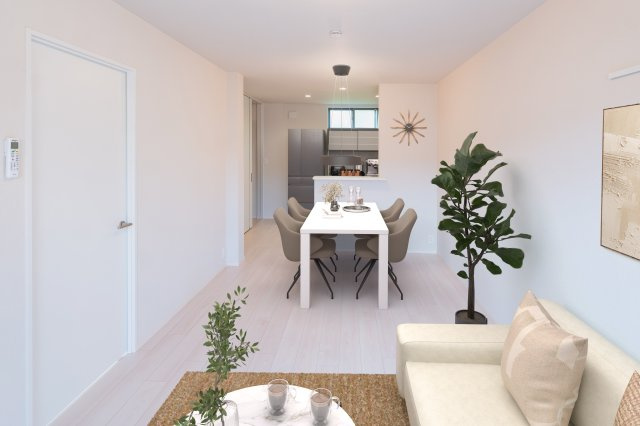 クラウン馬込の居間・リビング|※写真はイメージとなります。家具家電等は設置されておりません。